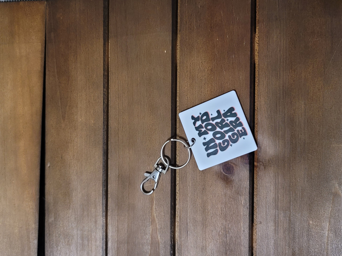 "In My Good Girl Era" Acrylic Keychain / Backpack Tag