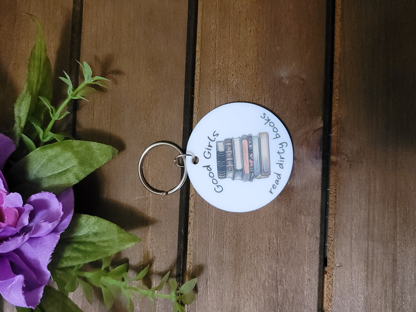 Good Girls Read Dirty Books Keychain – Saucy Book Babe Must-Have