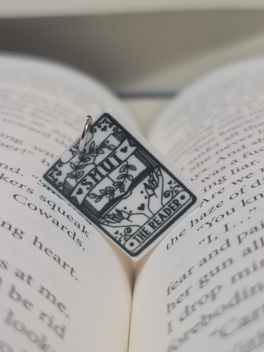 Smut Reader Statement Earrings – Bold, Spicy Tarot Card Jewelry for Romance Readers