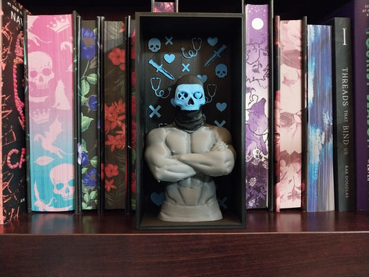 Lights Out Inspired Book Nook | Dark Romance Shelf Insert | Gothic BookTok Decor for Readers