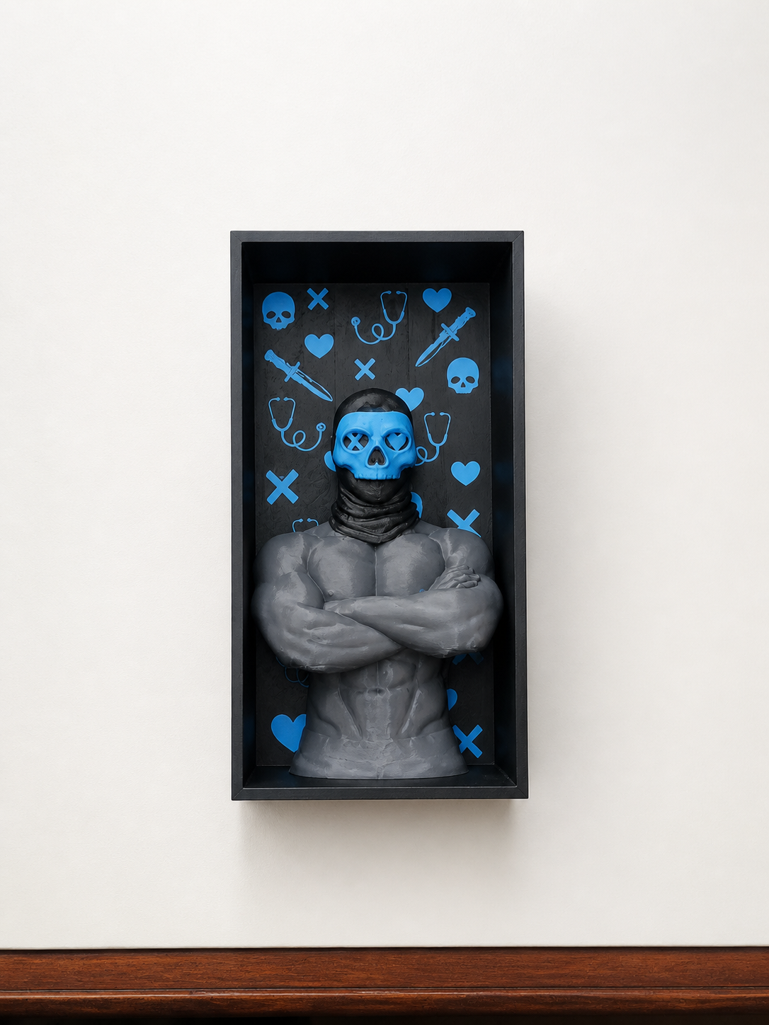 Lights Out Inspired Book Nook | Dark Romance Shelf Insert | Gothic BookTok Decor for Readers