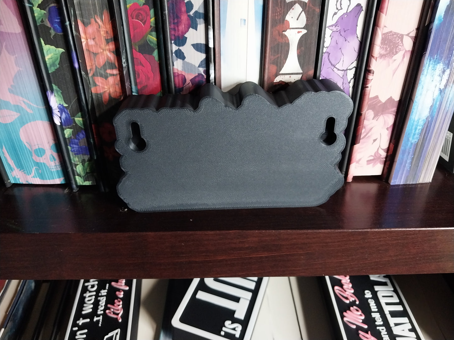 Masked Men Do It Better Shelf Sign | Gothic Dark Romance Decor for BookTok Readers | 3D Printed Bookshelf Accent