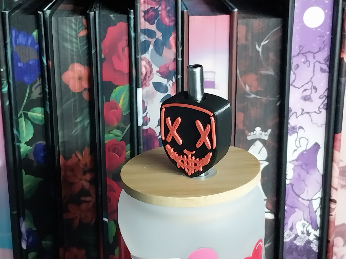 The Purge Inspired Straw Topper for Stanley Cups | Dark Romance BookTok Decor