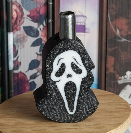 Double Sided Ghostface Mask Straw Topper for Stanley Cups | Dark Romance BookTok Decor